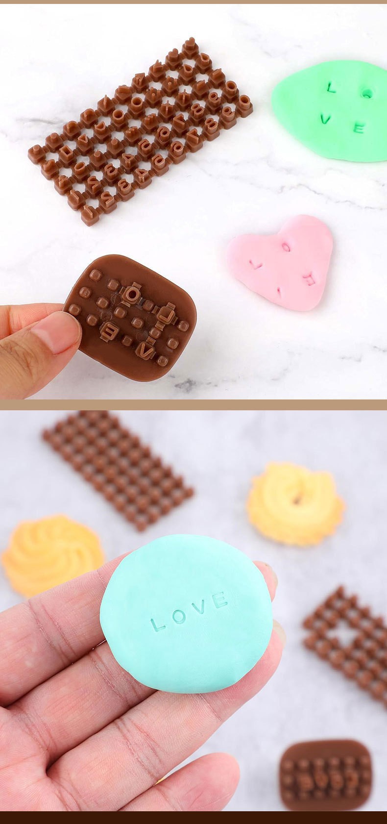 DIY烘焙饼干模具英文字母数字符号印章饼干模活字印刷邮票曲奇模详情5