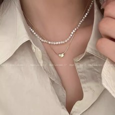 This light luxury, niche and high-end silver pearl necklace with a few taels of pearls is fashionable, versatile and elegant. It is a popular collarbone chain pic 5