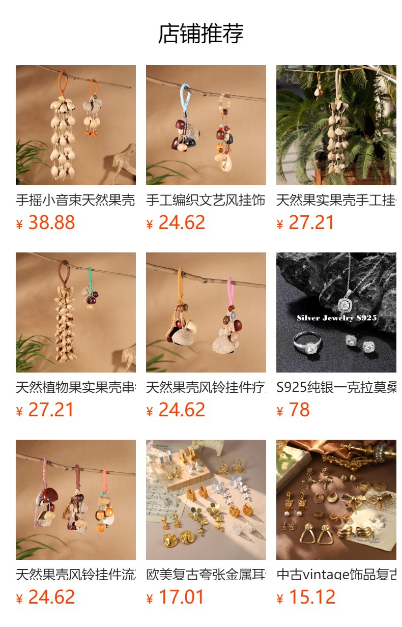 复古风天然果壳手摇铃风铃成品疗愈乐器挂饰植物果实包挂饰品批发详情1