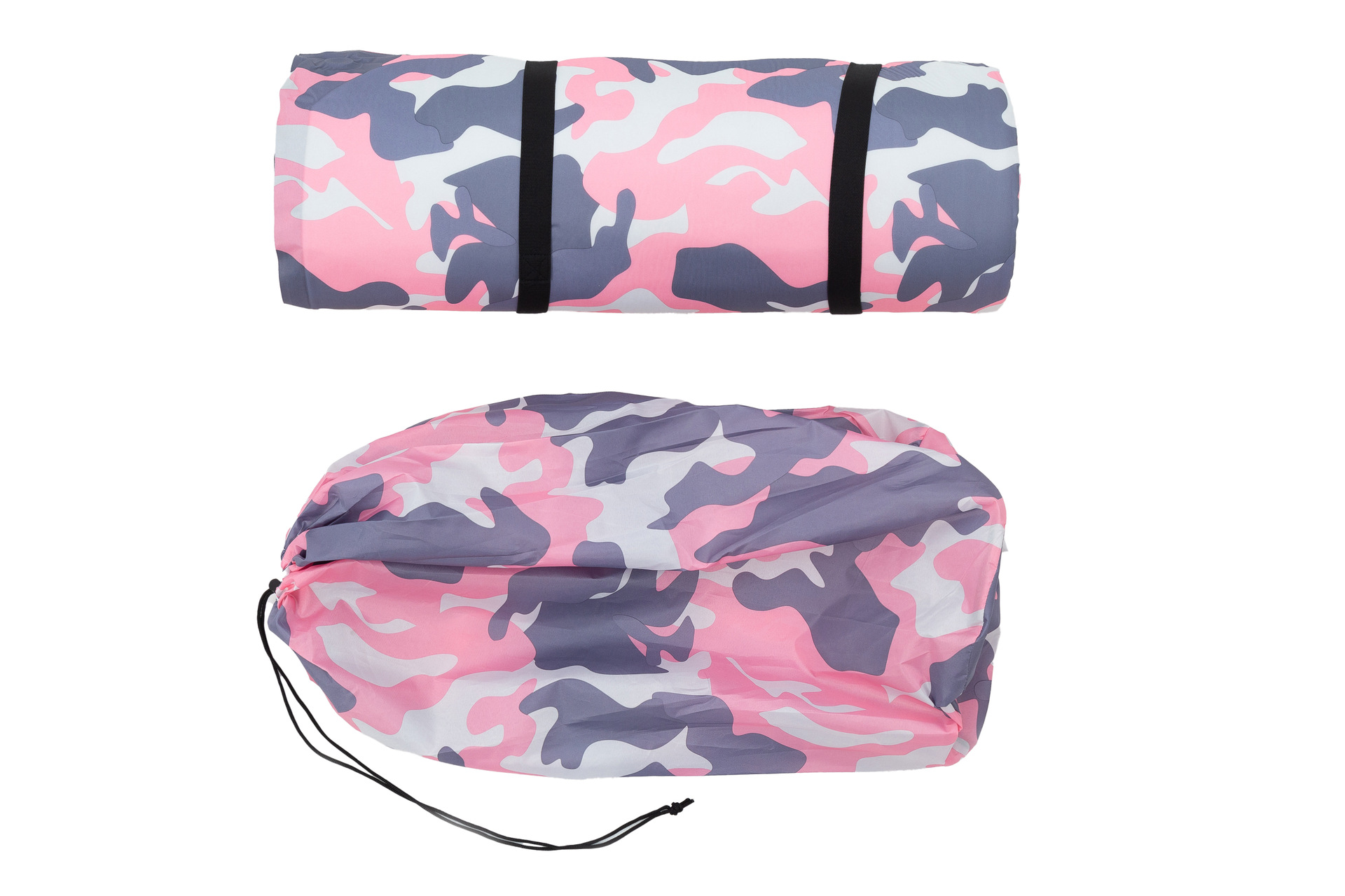 户外露营自动充气垫TPU印花双人海绵垫详情7