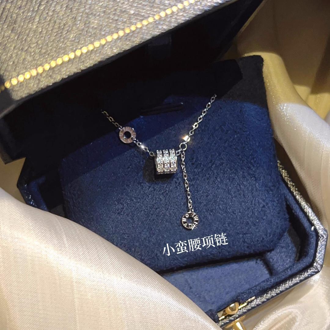 银贝轻奢小众小蛮腰项链女高级感S925纯银精致时尚设计感锁骨链潮详情4