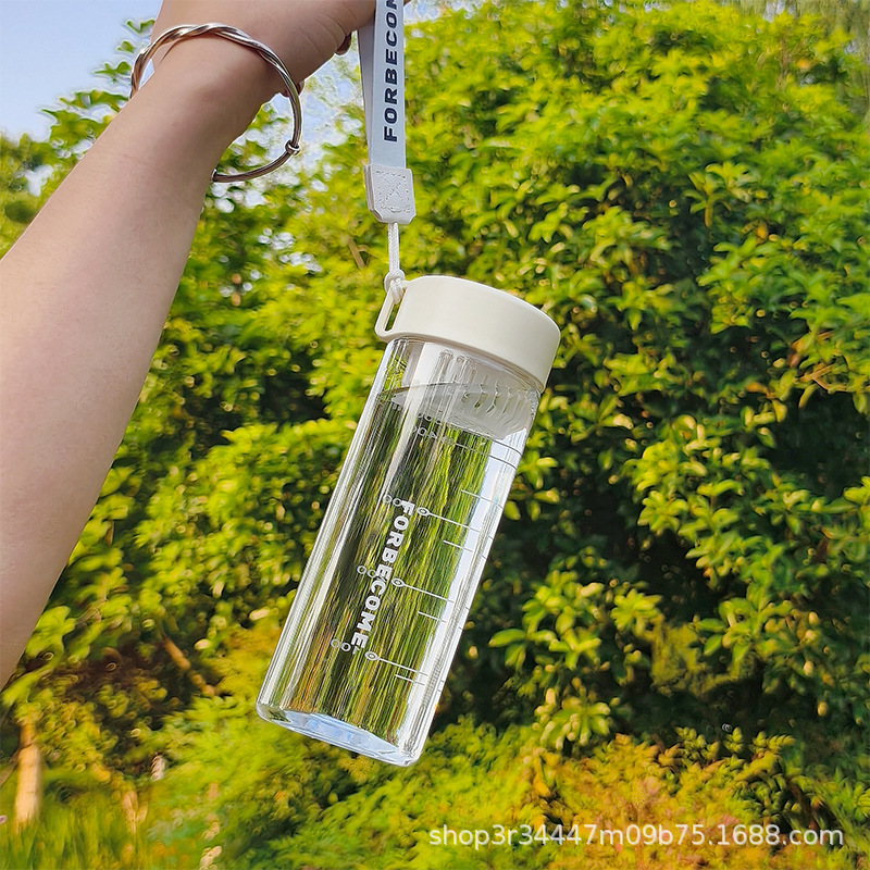 High-temperature resistant outdoor sports water cups with high appearance standards, student disposable cups with scales for direct drinking, custom-made plastic cups pic 3