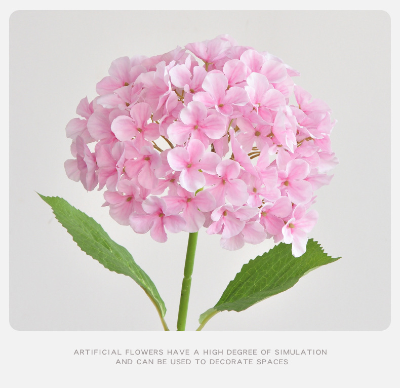 仿真绣球花高档婚庆婚礼布置路引摄影道具3D打印贝拉安娜绣球假花详情17