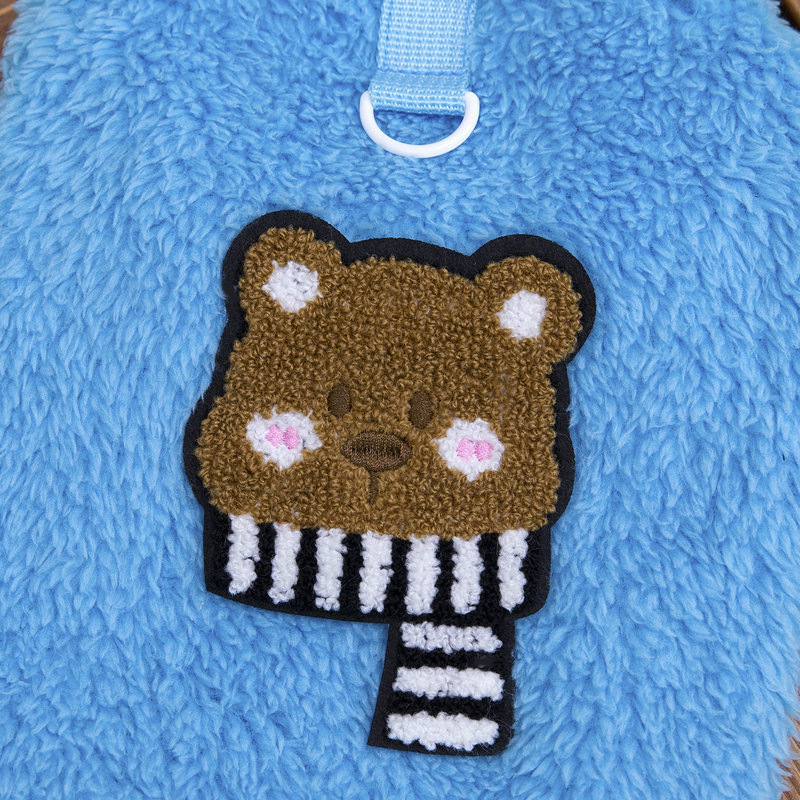 New cartoon printed pet clothing, fleece two-legged hoodie, autumn and winter pullover pet 25 scarf, bear fleece jacket pic 7