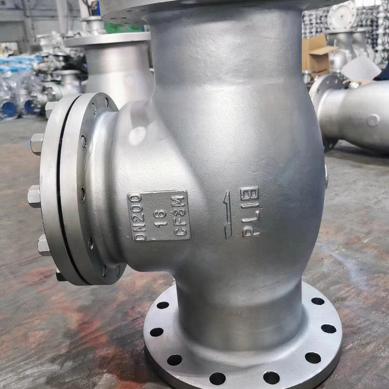 304法兰旋启单瓣式逆止阀H44W/H 高压蒸汽不锈钢316L止回阀详情7