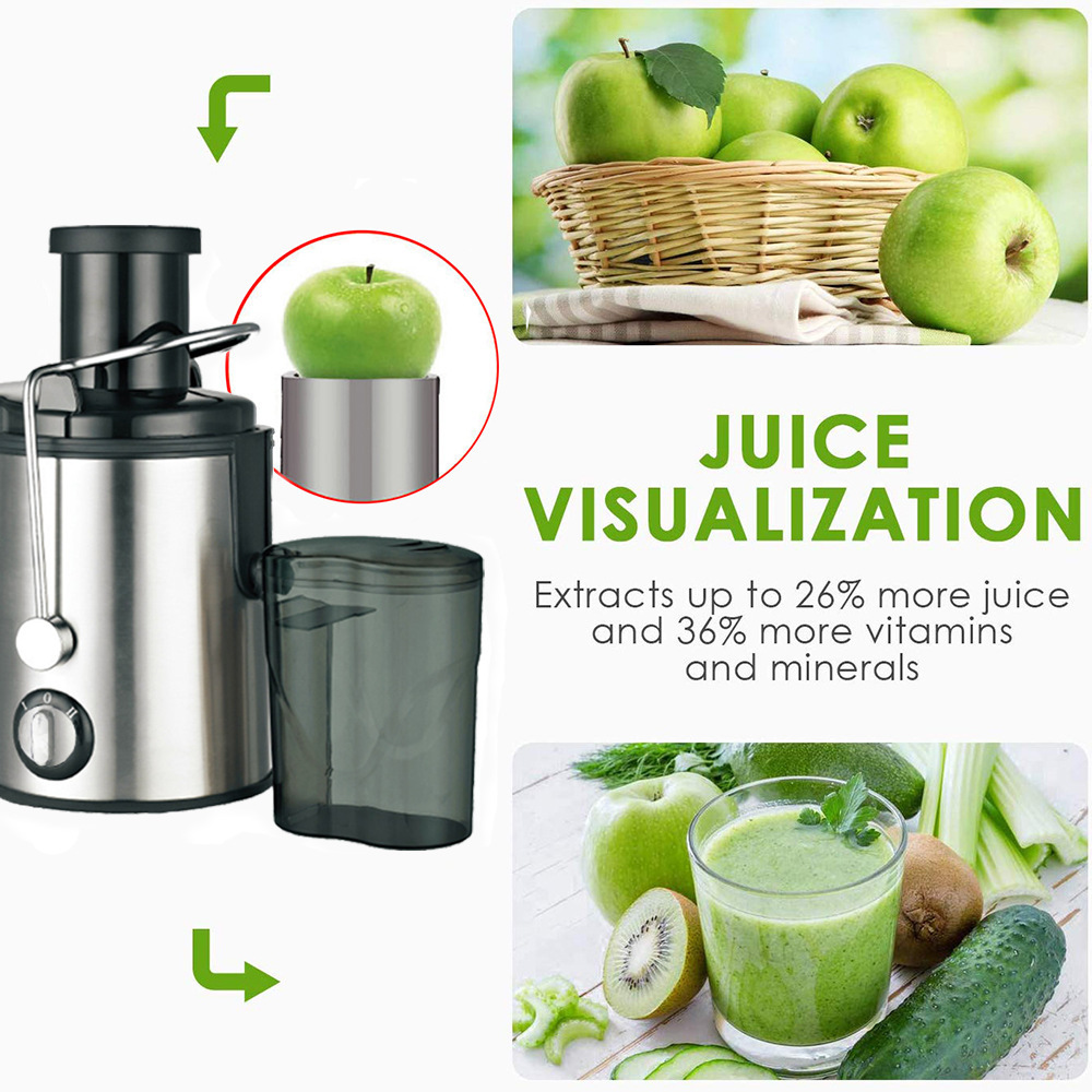 Large-diameter household automatic pulp and juice separation juicer, original juicer, fresh-squeezed orange juice without filtration, fruit machine, cross-border e-commerce pic 8