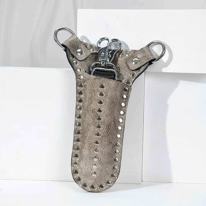 Portable hair salon multi-functional scissors storage bag, hair care tools comb bag, scissors waist bag, hair care scissors bag pic 4