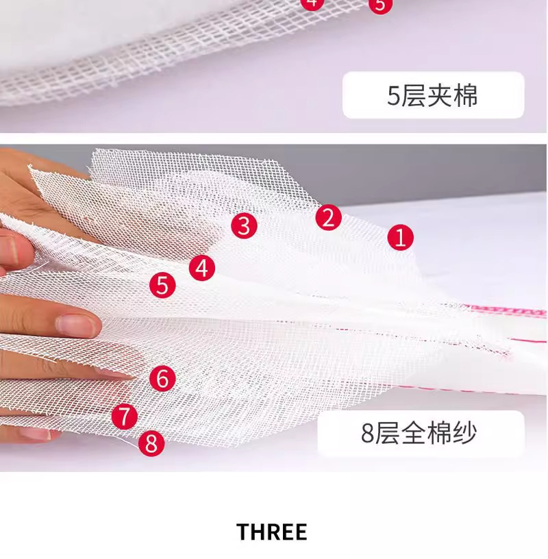 【10条棉纱抹布】吸水加厚厨房不沾油百洁布不掉毛抹布棉纱洗碗布详情5