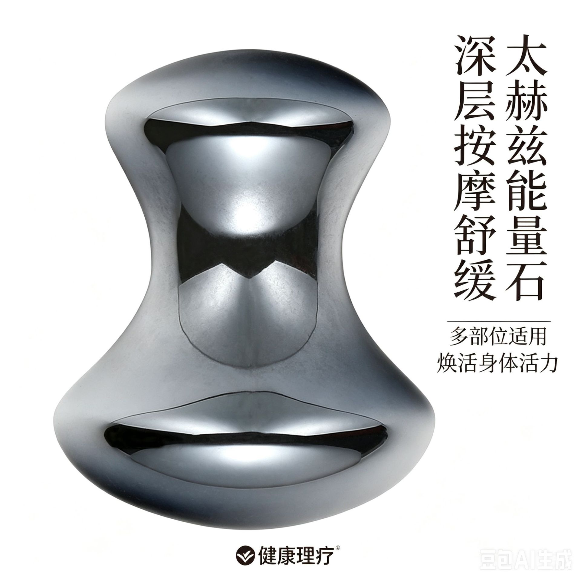日韩太赫兹能量石刮痧板蘑菇头按摩器美容院同款面部经络按摩礼物详情21