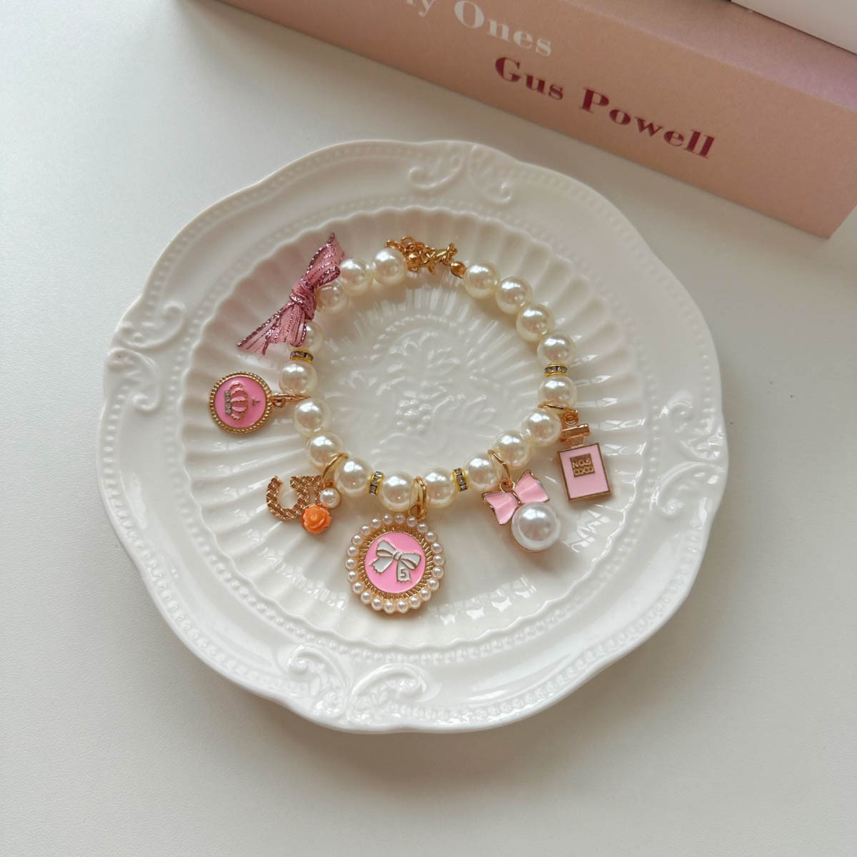 Pet necklace, cat pearl collar, dog neck collar, neck chain, retro heart-shaped pendant, cute cat and dog neck accessories pic 10
