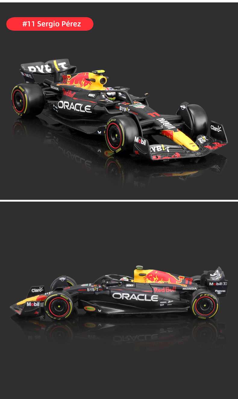 1:43 scale Red Bull RB19F1 racing car model simulation alloy car model 2023 Formula toy car male pic 10