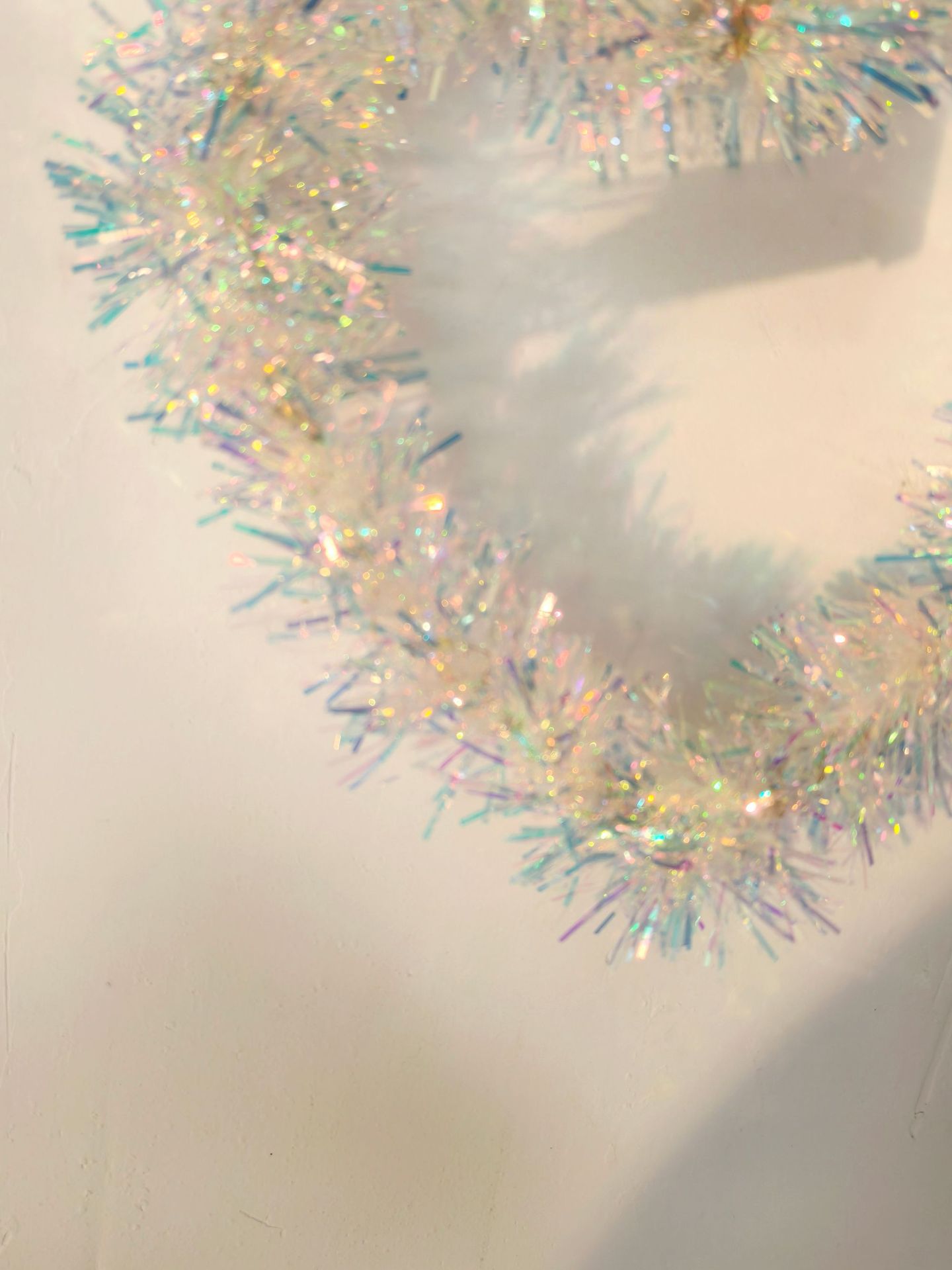 Cross-border Christmas decoration, decals, ribbons, ribbons, woolen strips, birthday balloons, party, colorful and glowing heart-shaped pendants pic 6