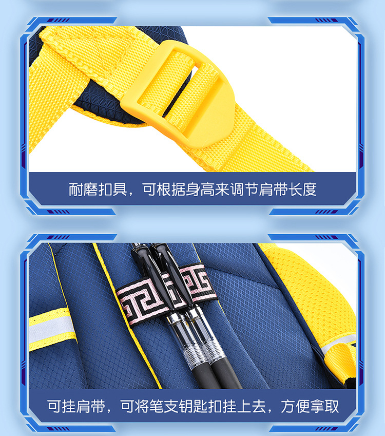 The Flashing Ultraman schoolbag is a cartoon mini ultra-light travel backpack for children and kindergartens. It is a cool and dazzling backpack that lights up pic 18