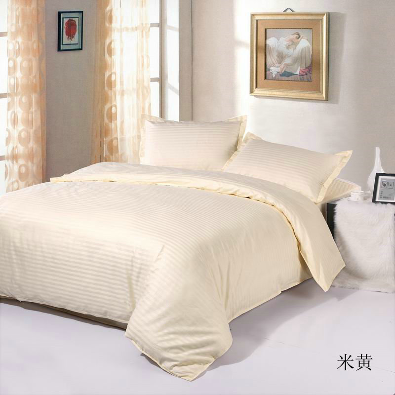 Pure cotton brocade bedding set, all-cotton pure white brocade strips, hospital bedding, four seasons style, light luxury pic 13