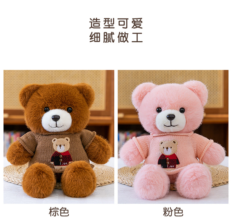 毛衣泰迪熊公仔毛衣百变小熊毛绒玩具情人节送女生布娃娃礼物熊送详情13