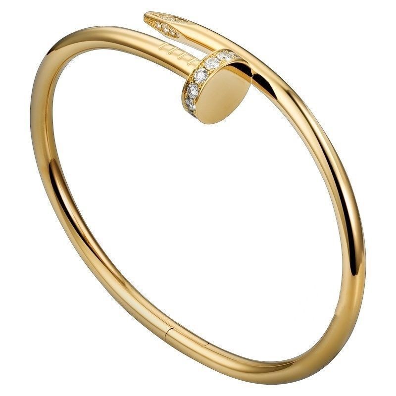 A classic 18k rose gold titanium steel bracelet that is a bestseller in Japan and South Korea. It is a unisex love nail bracelet that does not fade pic 8