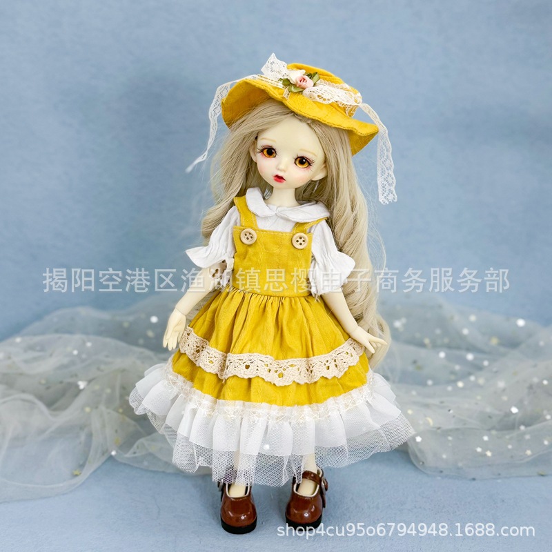 6分bjd娃衣30厘米洋娃娃换装衣服连衣裙毛线纽扣鬼妈妈玩偶套装详情12