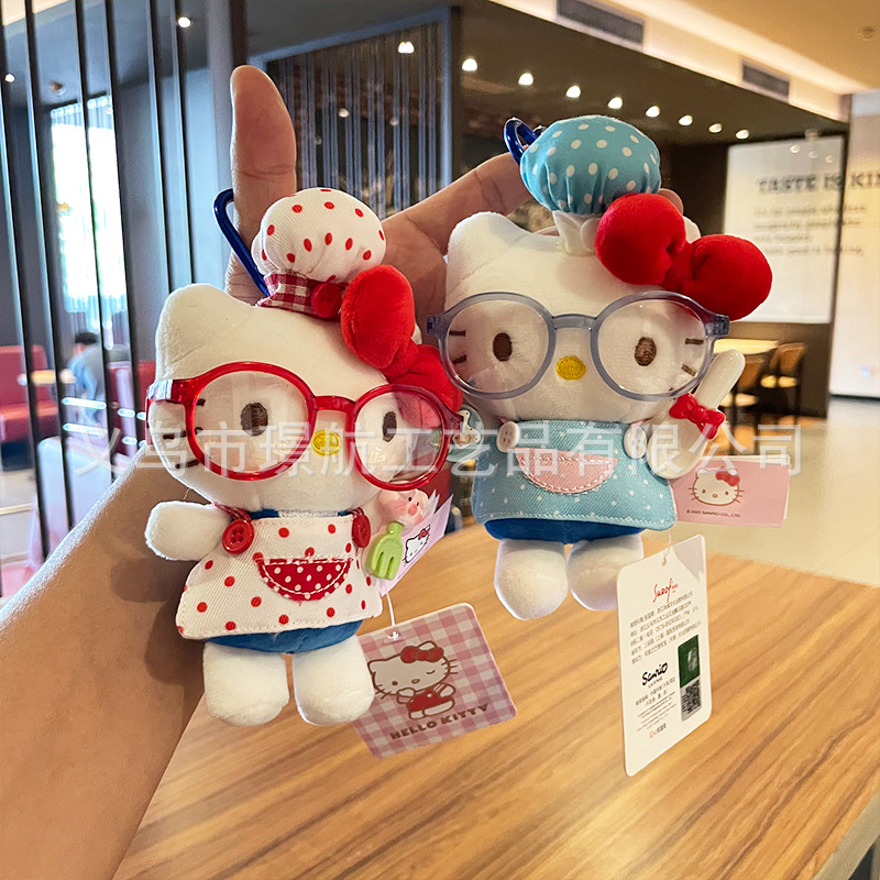 hellokitty小挂件毛绒玩偶正版kitty猫钥匙扣挂饰包挂件可爱公仔详情2