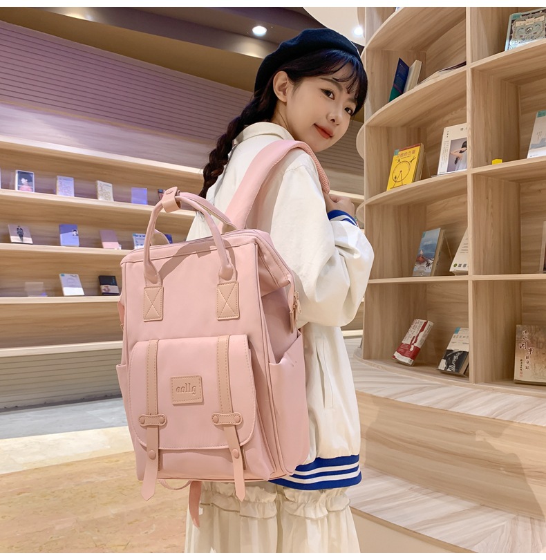 妈咪包ins手提大容量高级感学生外出轻便旅行女士多功能书包详情15