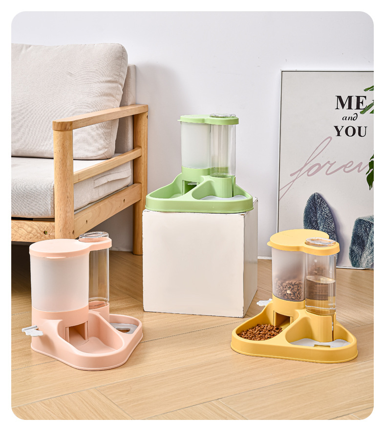 狗狗饮水器猫咪自动喂食喝水器食盆宠物喂水器小中大型犬水盆用品详情15