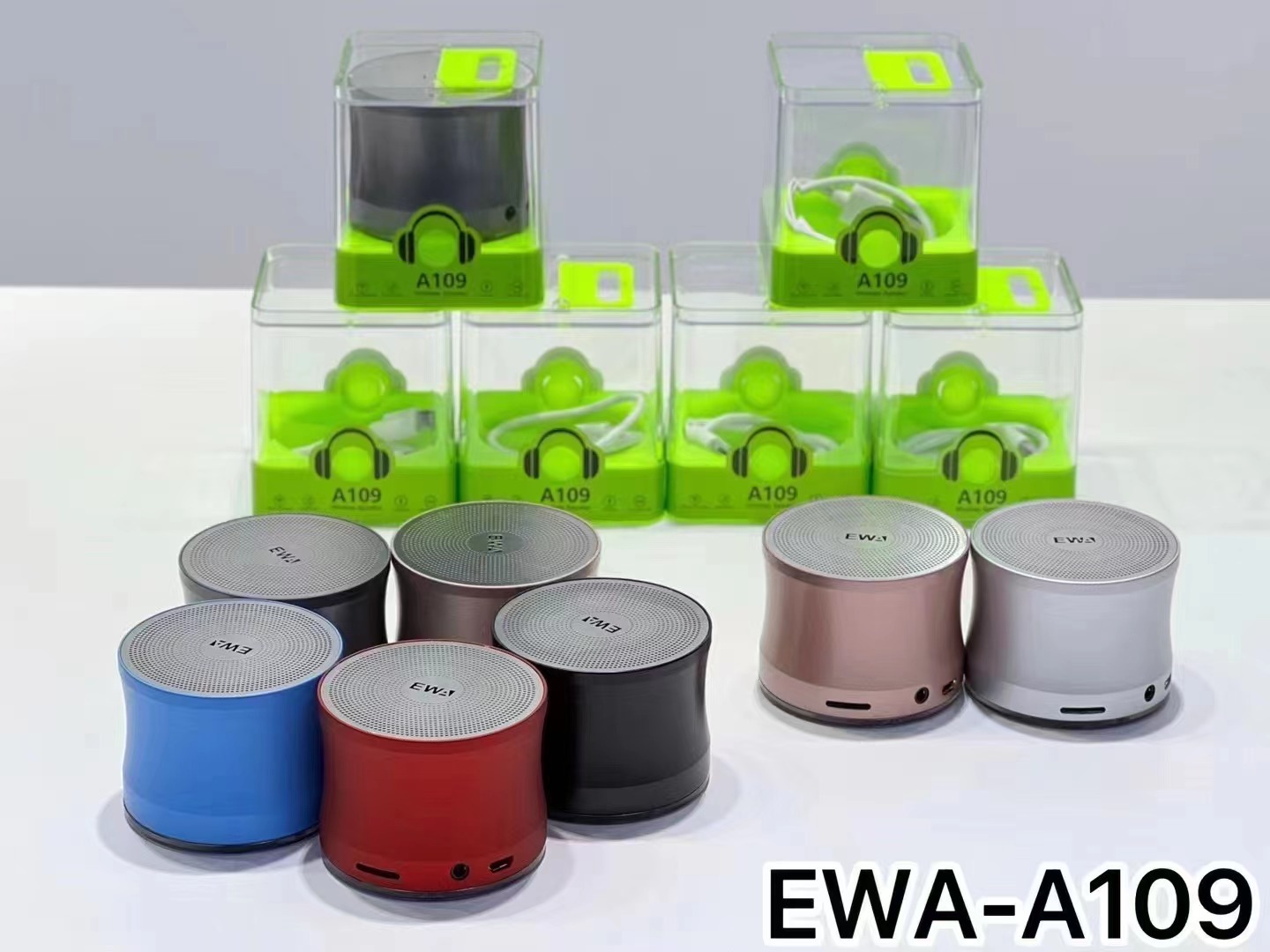 EWA-A109Pro Subwoofer outdoor car communication Bluetooth speaker with TF card insertion, TWS factory direct sale pic 11