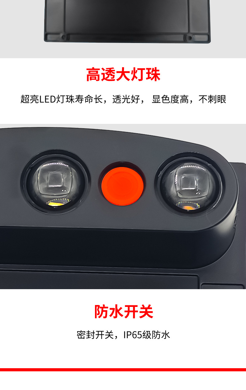 Cross-border solar outdoor LED fence and fence lights, wall-washing lights, ambient lights, garden villa wall lights, step spotlights pic 3