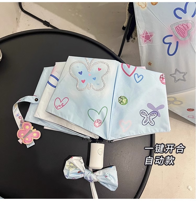 Zhi SAN high-end sun umbrella, folding umbrella, sunshade, sun protection, UV protection, automatic, suitable for both sunny and rainy days, women pic 16