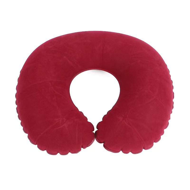 充气枕头C型枕旅行枕汽车飞机航空旅行脖枕可印LOGO详情1