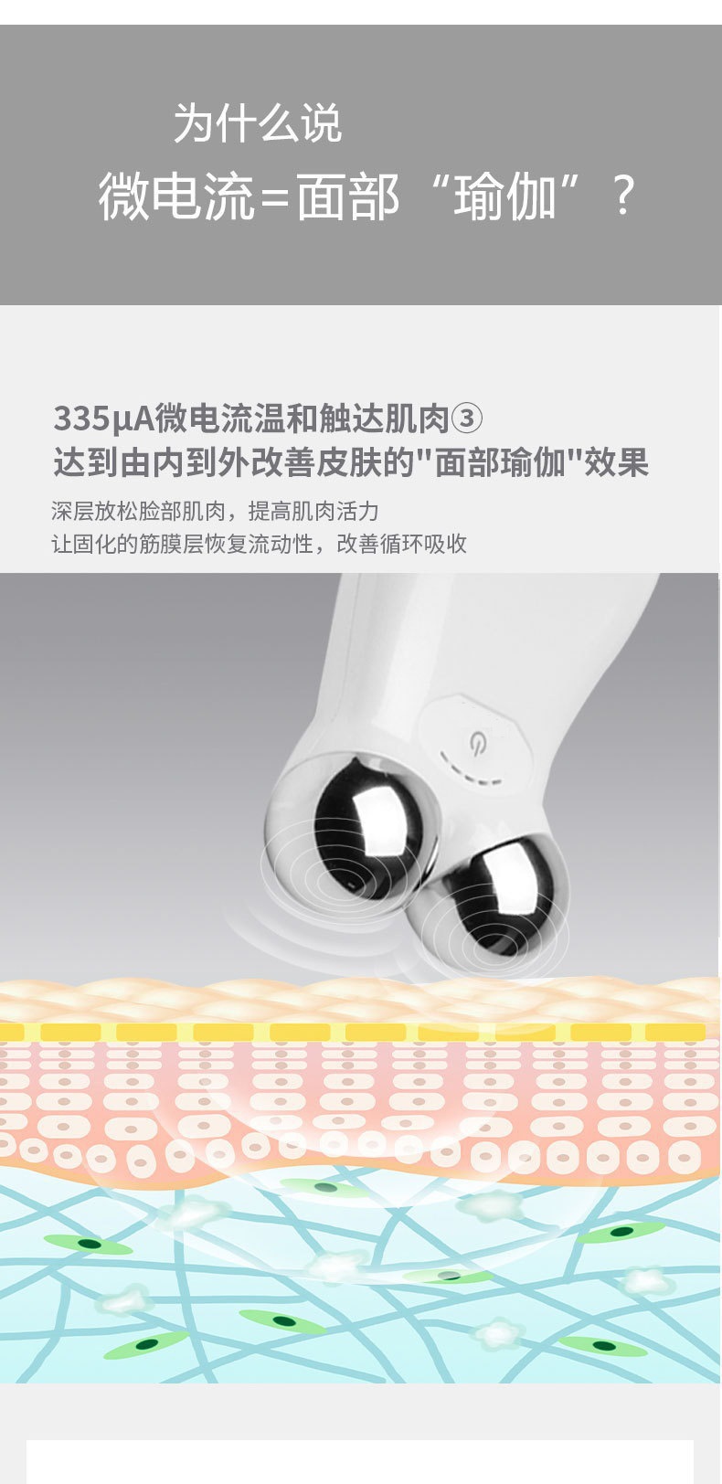跨境外贸美颈仪V脸部提拉导入家用按摩器便携3D滚轮嫩肤微电流美容仪P52详情4