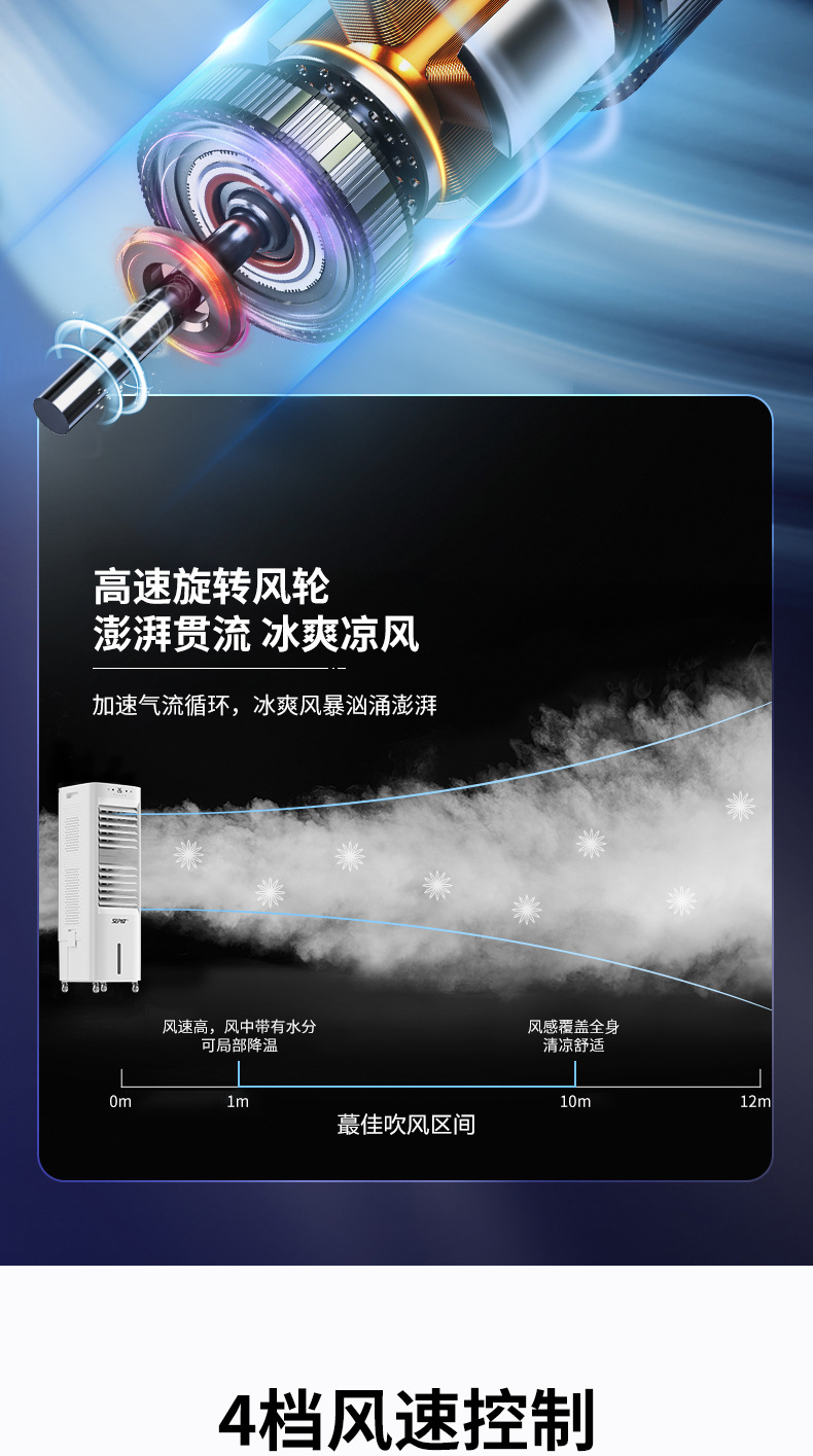 AUX变频空调SF-60 60H家用商用工业空调制冷制热高效节能详情7