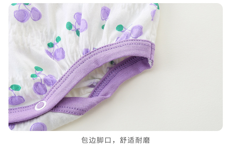 婴儿夏季无袖连体衣新生儿夏装包屁衣薄款宝宝吊带衣服童装3183详情15
