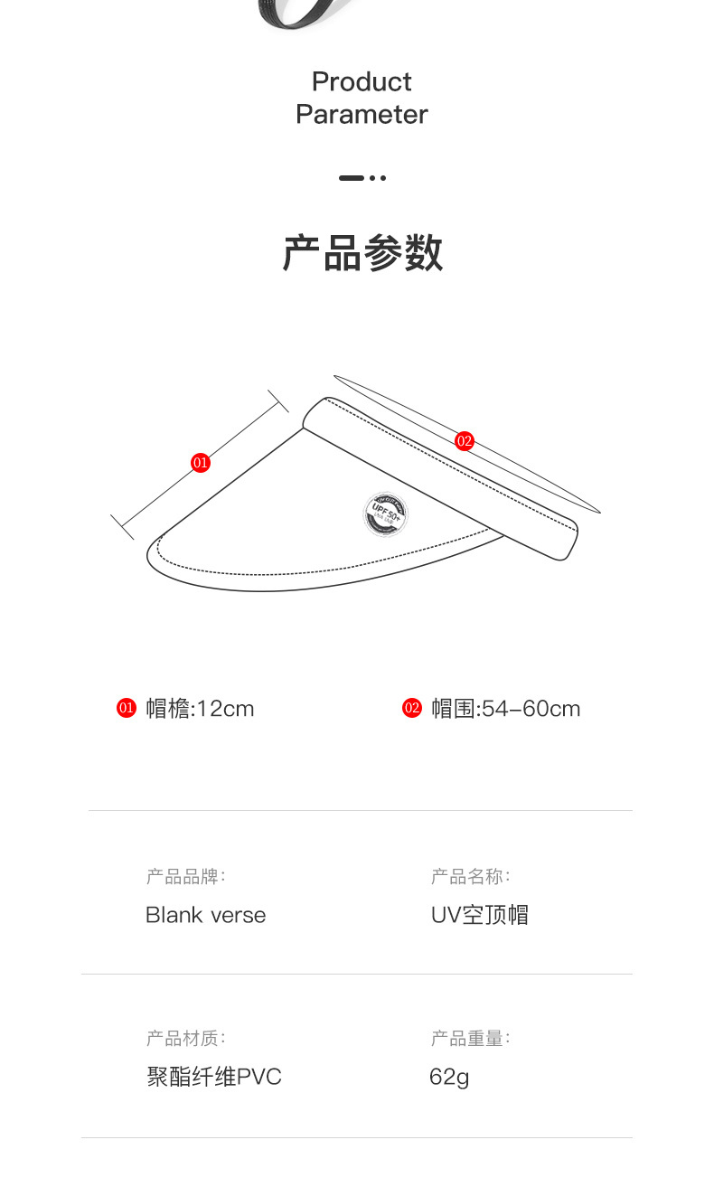 大檐遮阳帽儿童防晒空顶帽大童遮阳帽晚晚同款UV帽新款防紫外线详情8