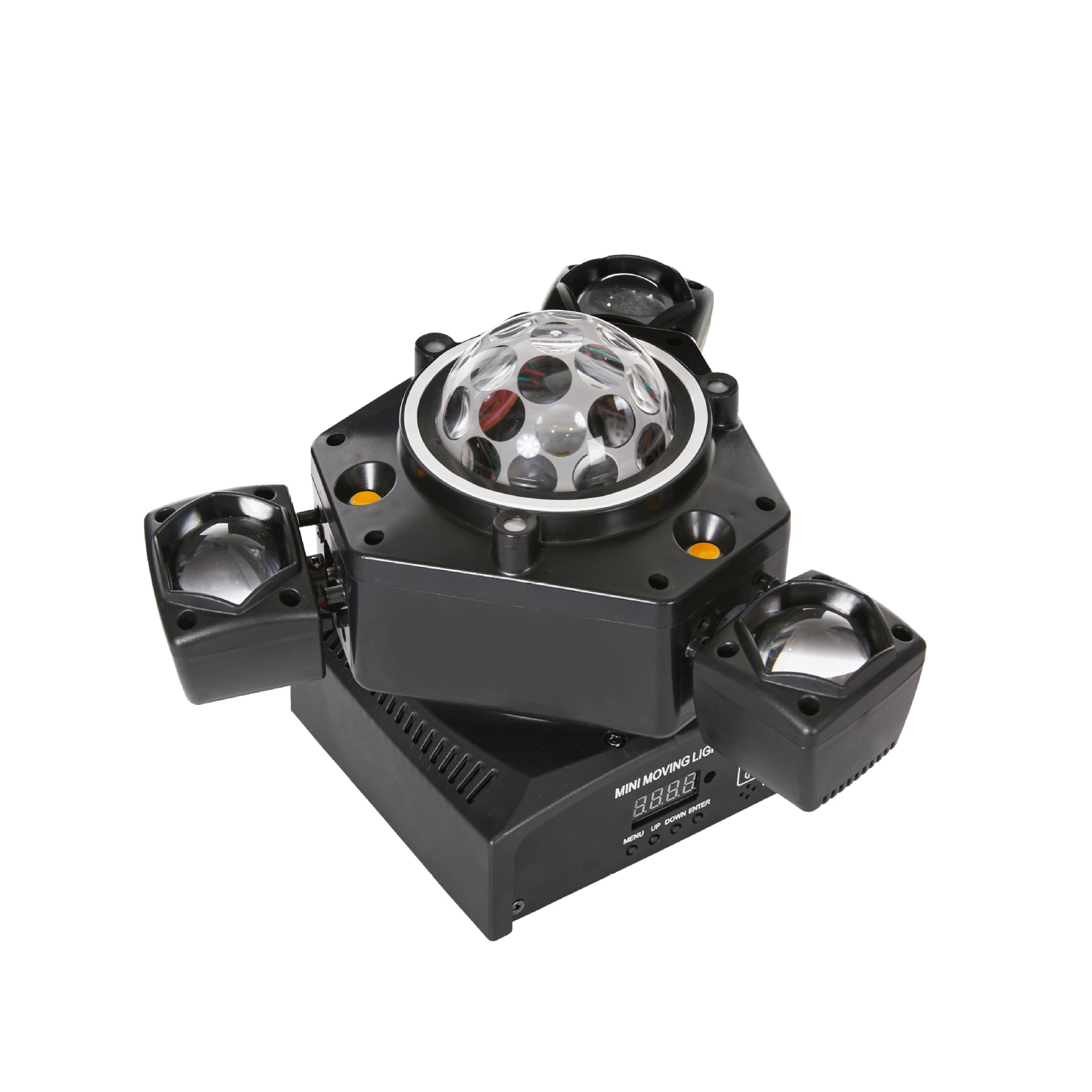 蜂眼激光灯 三臂小金刚带声控酒吧KTV氛围灯旋转摇头舞台灯光详情2