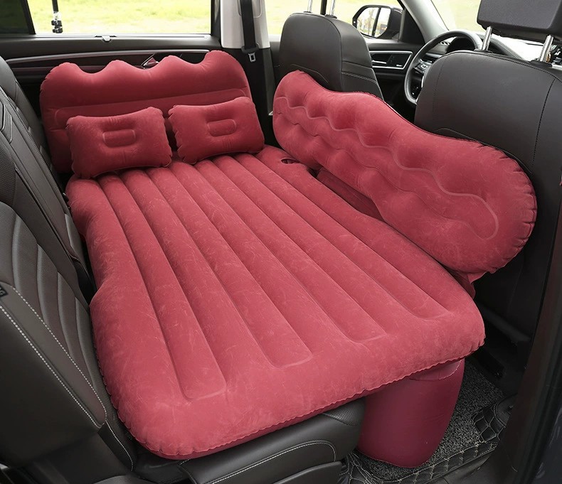 现货车载床垫植绒通用款可折叠汽车充气床家用旅行休息后排睡垫详情18