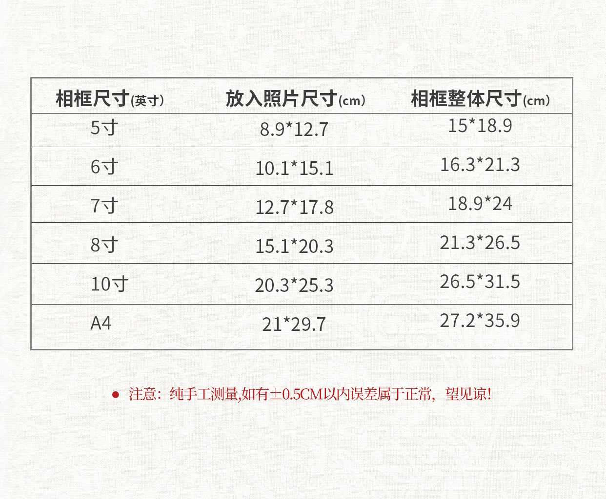 复古相框6寸相框欧式宫廷摆台67寸81012寸挂墙画框高档做旧装饰框详情11