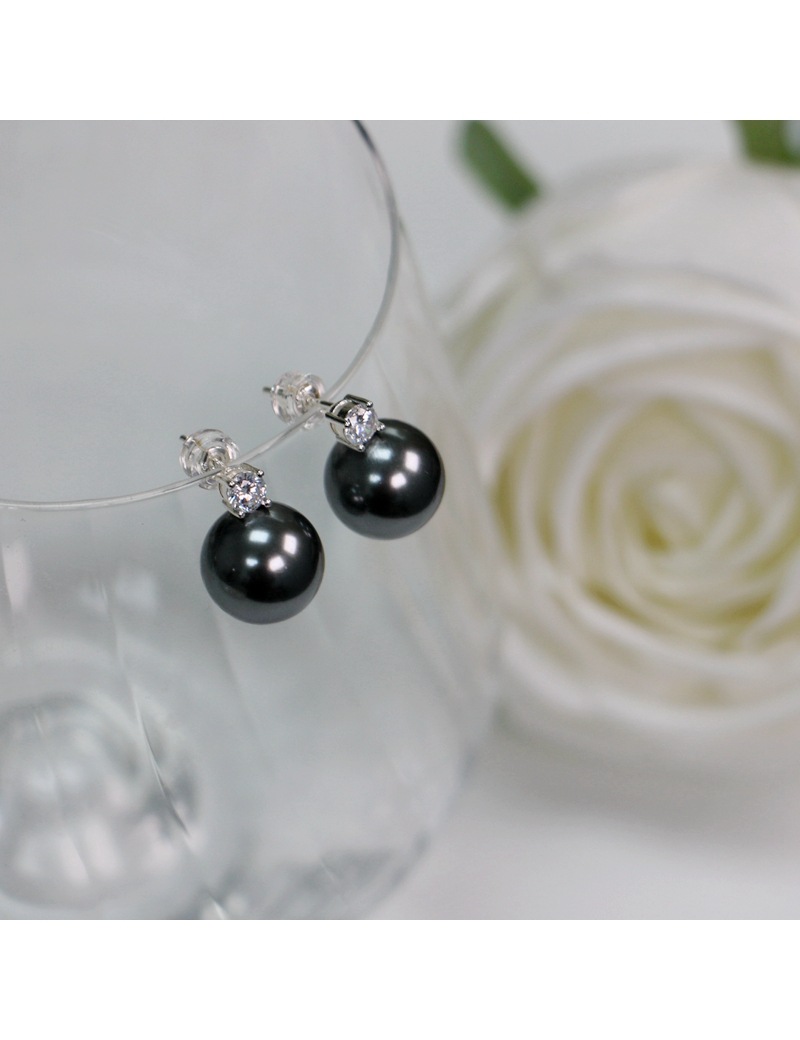 2024 Little Sweet Potato, Australian White, True Hemp, Lavender 5A, Zircon, Princess Diana, Shi Family Pearl 925, Pure silver Stud earrings, perfectly round pic 35