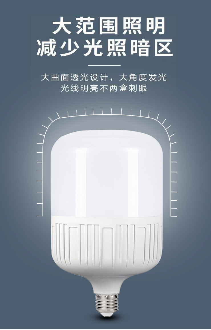 led节能灯超亮高富帅球泡灯商用家用照明灯泡E27大螺口源头工厂详情3