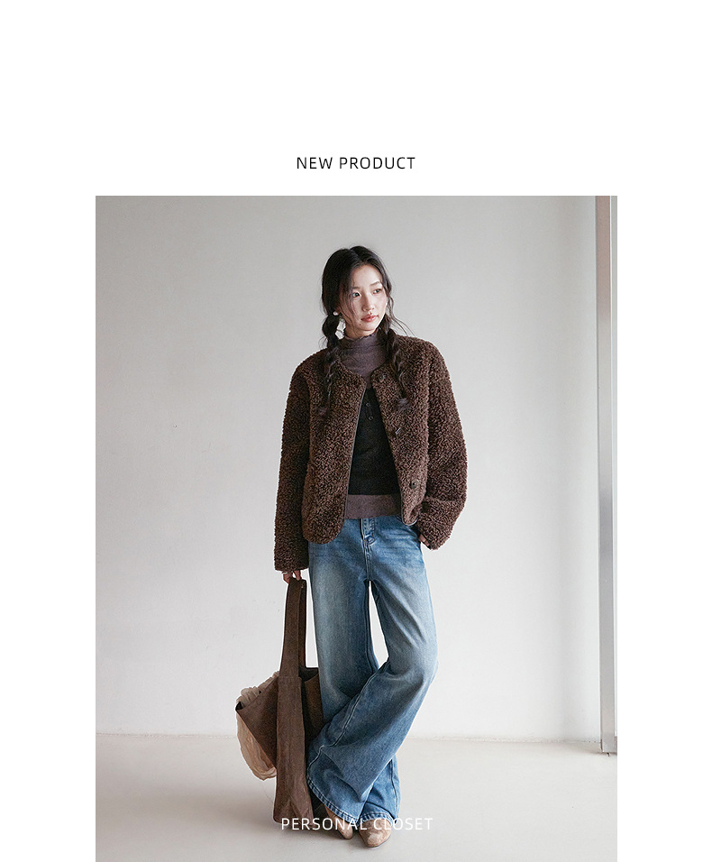 【 Denim Simple】 Ge Ming Korean Commuter straight-leg jeans for Women 2025 Autumn New Style Long Pants N732C pic 6