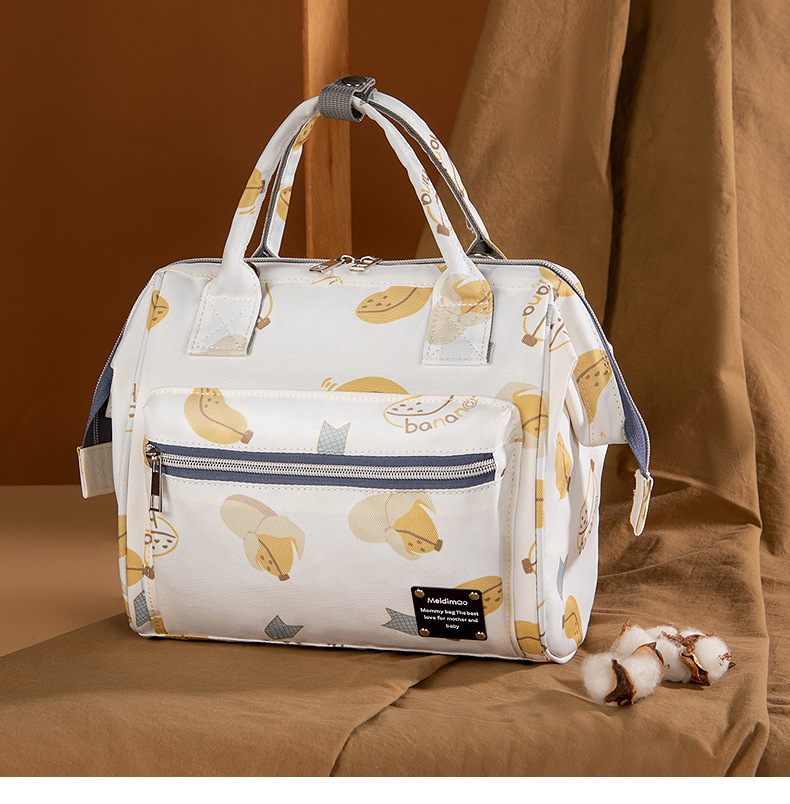 妈咪包外出时尚多功能母婴包轻便大容量手提双包肩妈妈带娃收纳包详情15