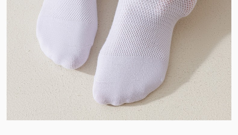 瑜伽袜棉袜硅胶防滑室内健身普拉提袜子无骨网眼运动感袜子短袜详情5