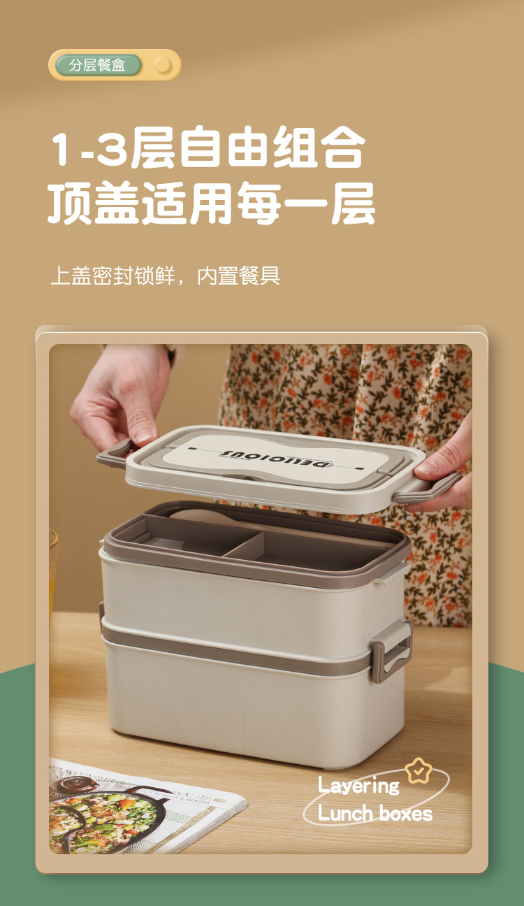 304不锈钢保温饭盒防漏密封学生手提多层便当盒午餐盒微波炉加热详情10