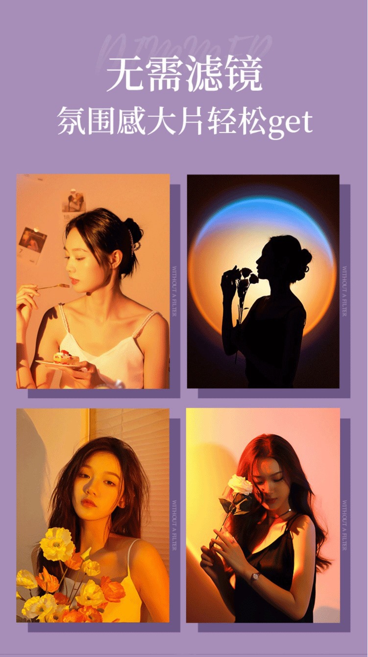 Astronaut Dawn Red Photo, Little Flying Hero Sunset Red Sunset atmosphere light, Astronaut projector Night light pic 7