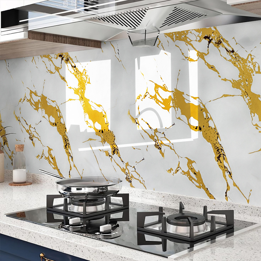 Cross-border exclusive Gilt Marble-patterned wallpaper for home decoration building materials background wall Gilt Marblewallpaper pic 6