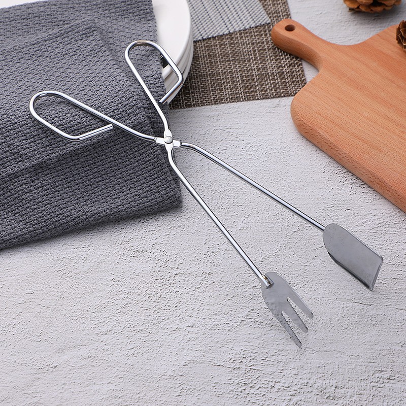 Charcoal tongs, carbon tongs, food tongs, barbecue charcoal tongs, food frying tongs, barbecue grill accessories, barbecue tongs, iron pic 3