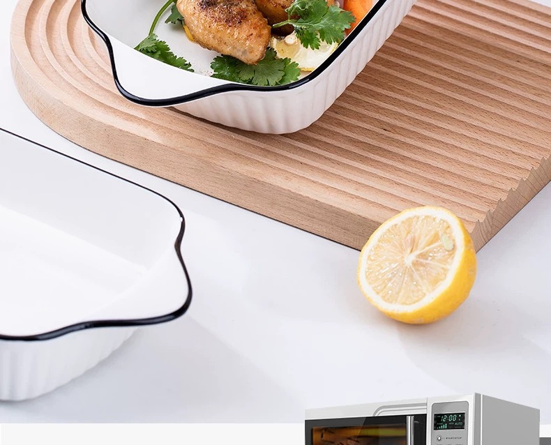 Nordic bowl and plate set, home ceramic tableware with logo printing, creative new style Japanese plate, soup noodle bowl and vegetable plate gift box pic 21
