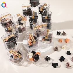 Wholesale of Qiyue Classic black straight clips, durable lacquered hair clips, braided hair clips, broken hair bangs clips and side clips pic 9