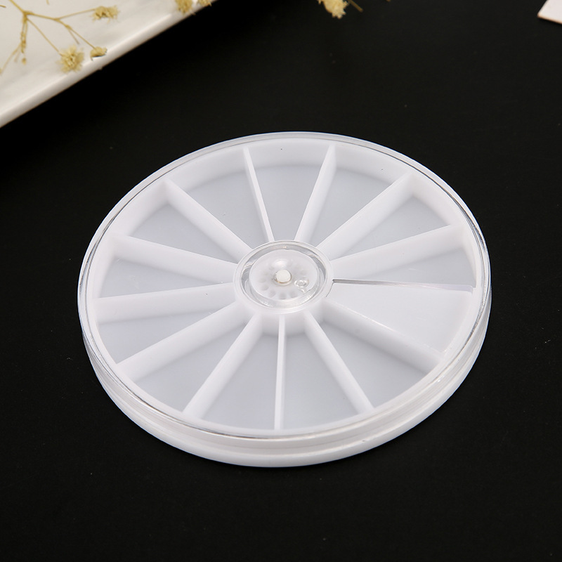 15-compartment transparent plastic box/decorative storage box inserts can be assembled with DIY handmade jewelry accessory materials pic 15