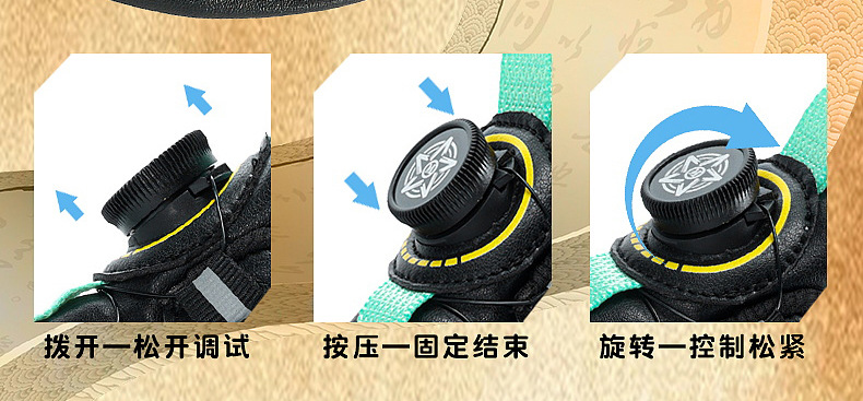 男童篮球鞋春秋季新款皮面防水儿童运动鞋摩擦有声音青少年实战鞋详情12