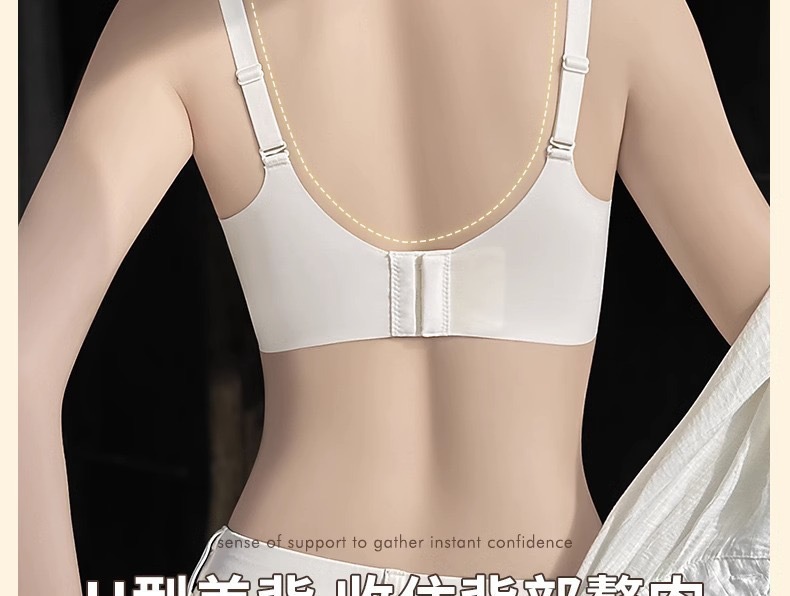 内衣女士小胸聚拢显大调整型无钢圈收副乳防下垂蕾丝夏薄款舒适详情26