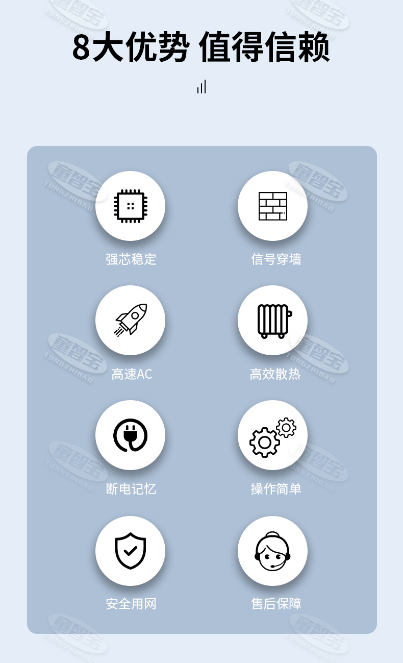 WIFI信号增强器四天线家用穿墙无线网络扩大器放大器300M中继器详情35